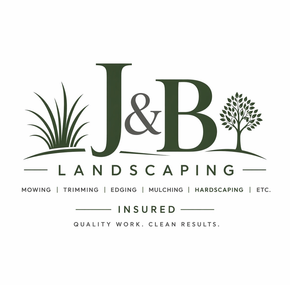 J&B Landscaping logo